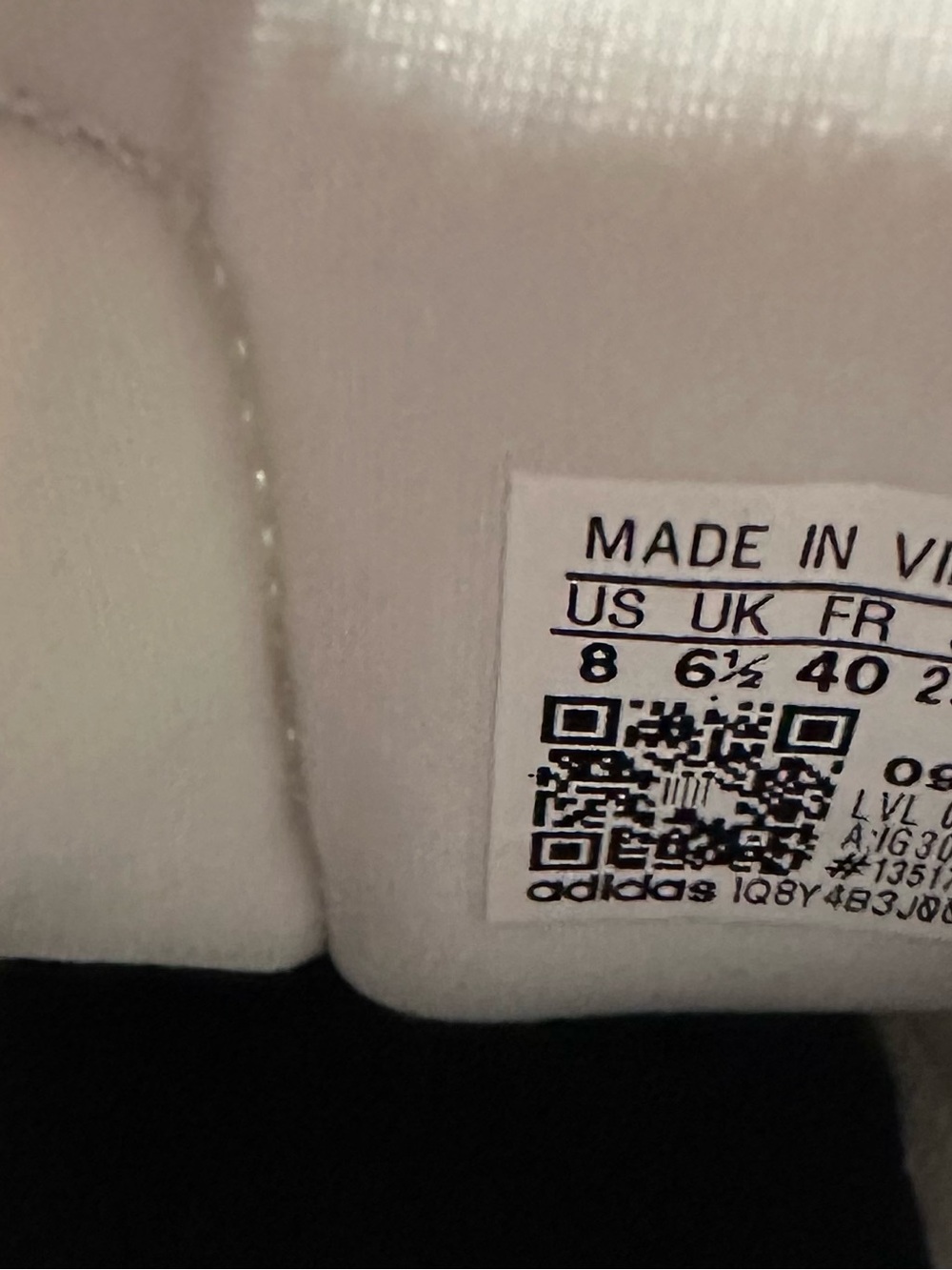 adidas White Mesh Court Sneakers - Picture 7 of 7